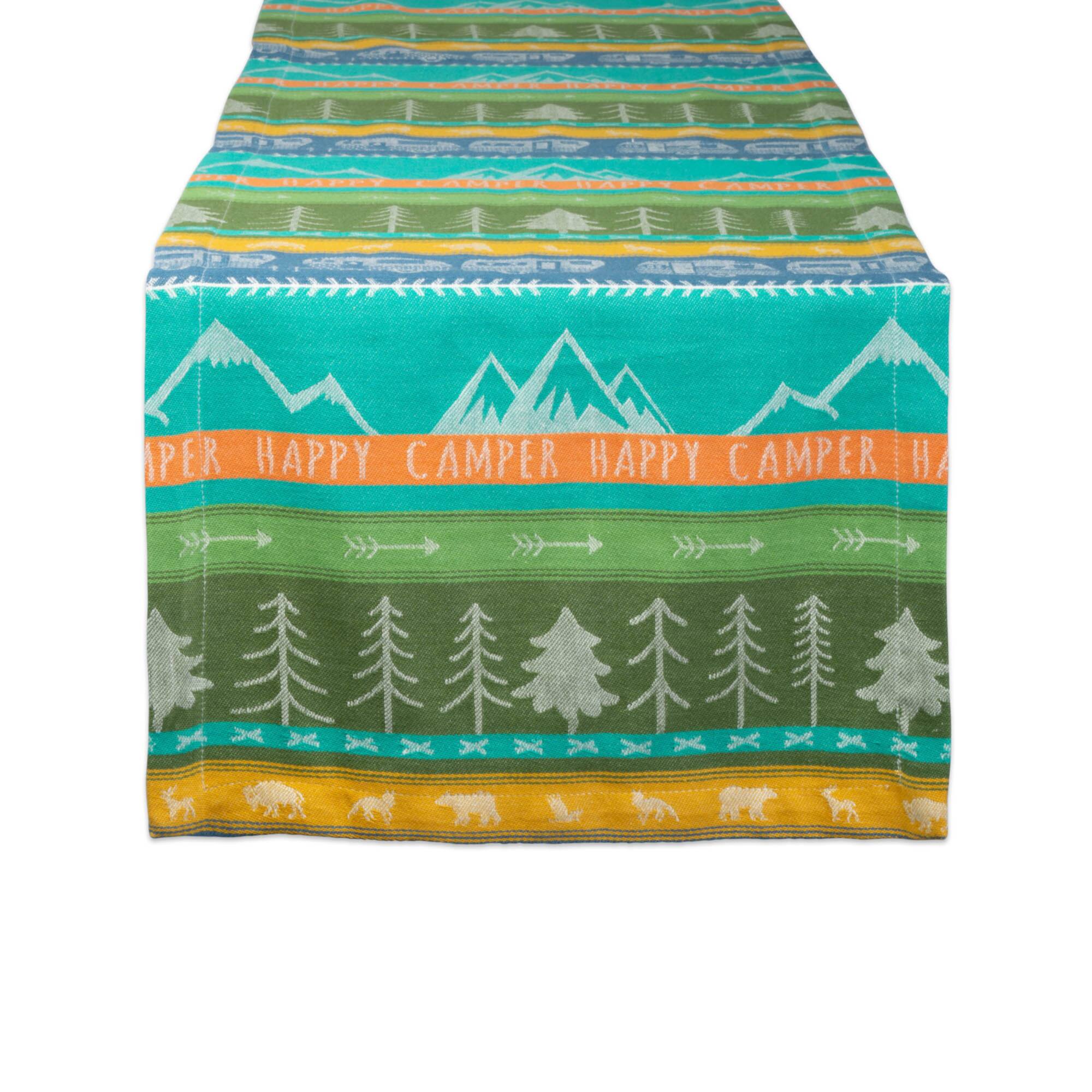RV Park Jacquard Table Runner 14" x 72"